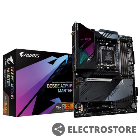 Gigabyte Płyta główna B650E AORUS MASTER AM5 4DDR5 HDMI ATX