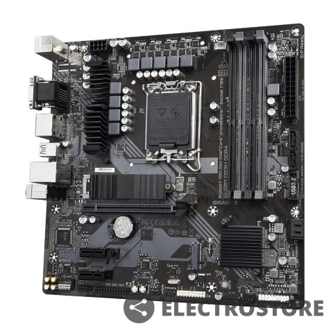 Gigabyte Płyta główna B760M DS3H DDR4 s1700 DDR4 2DP/HDMI mATX Gigabyte Płyta główna B760M DS3H DDR4 s1700 DDR4 2DP/HDMI mATX
