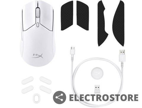 HyperX Mysz bezprzewodowa Pulsefire Haste 2 Gaming biała HyperX Mysz bezprzewodowa Pulsefire Haste 2 Gaming biała