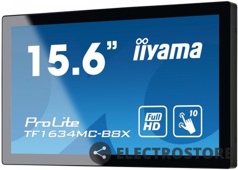 IIYAMA Monitor 15.6 cala TF1634MC-B8X IPS,poj.10pkt.450cd,IP65,7H,HDMI,DP IIYAMA Monitor 15.6 cala TF1634MC-B8X IPS,poj.10pkt.450cd,IP65,7H,HDMI,DP