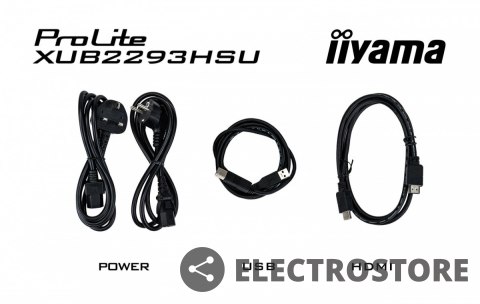 IIYAMA Monitor 21.5 cala ProLite XUB2293HSU-B6 IPS,100Hz,HAS(150mm),1ms,HDMI,DP,2xUSB, FreeSync,2x2W,PIVOT IIYAMA Monitor 21.5 cala ProLite XUB2293HSU-B6 IPS,100Hz,HAS(150mm),1ms,HDMI,DP,2xUSB, FreeSync,2x2W,PIVOT