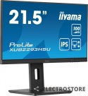 IIYAMA Monitor 21.5 cala ProLite XUB2293HSU-B6 IPS,100Hz,HAS(150mm),1ms,HDMI,DP,2xUSB, FreeSync,2x2W,PIVOT