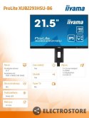 IIYAMA Monitor 21.5 cala ProLite XUB2293HSU-B6 IPS,100Hz,HAS(150mm),1ms,HDMI,DP,2xUSB, FreeSync,2x2W,PIVOT