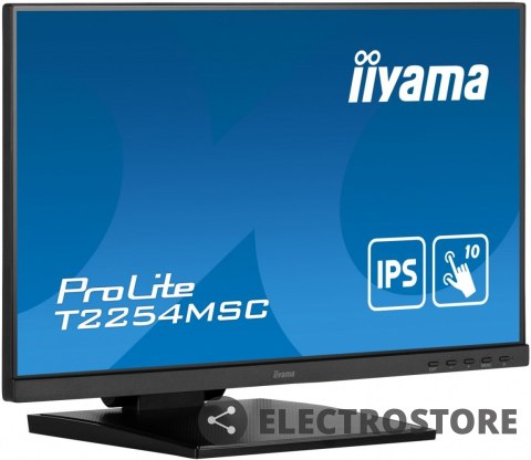 IIYAMA Monitor 21.5 cala T2254MSC-B1AG pojemnościowa 10 punktów, IPS, powłoka AG IIYAMA Monitor 21.5 cala T2254MSC-B1AG pojemnościowa 10 punktów, IPS, powłoka AG