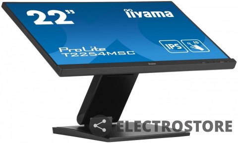 IIYAMA Monitor 21.5 cala T2254MSC-B1AG pojemnościowa 10 punktów, IPS, powłoka AG IIYAMA Monitor 21.5 cala T2254MSC-B1AG pojemnościowa 10 punktów, IPS, powłoka AG
