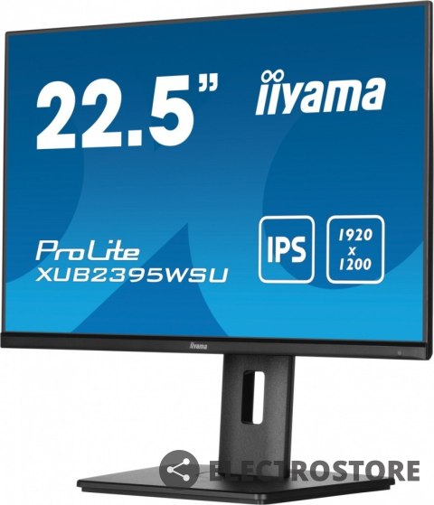 IIYAMA Monitor 22.5 cala XUB2395WSU-B5 IPS, PIVOT, 1920x1200, DP, HDMI, VGA, 16:10, 2xUSB, 2x2W, Freesync, HAS(150mm) IIYAMA Monitor 22.5 cala XUB2395WSU-B5 IPS, PIVOT, 1920x1200, DP, HDMI, VGA, 16:10, 2xUSB, 2x2W, Freesync, HAS(150mm)