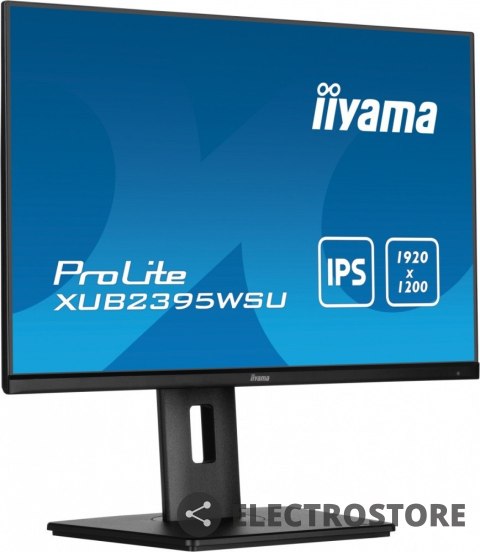 IIYAMA Monitor 22.5 cala XUB2395WSU-B5 IPS, PIVOT, 1920x1200, DP, HDMI, VGA, 16:10, 2xUSB, 2x2W, Freesync, HAS(150mm) IIYAMA Monitor 22.5 cala XUB2395WSU-B5 IPS, PIVOT, 1920x1200, DP, HDMI, VGA, 16:10, 2xUSB, 2x2W, Freesync, HAS(150mm)
