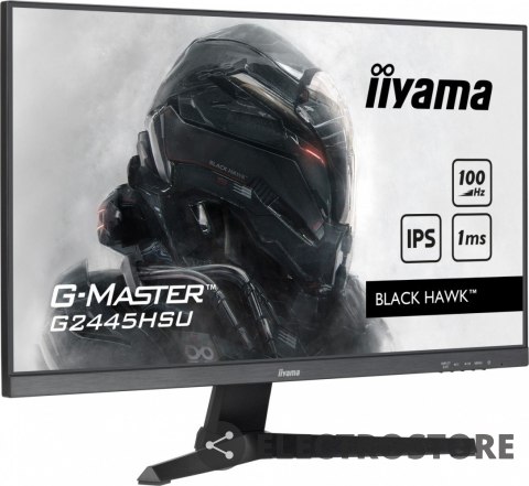 IIYAMA Monitor 23.8 cala G-Master G2445HSU-B1 IPS,FHD,100Hz,1ms,2xUSB,2x2W,FreeSync IIYAMA Monitor 23.8 cala G-Master G2445HSU-B1 IPS,FHD,100Hz,1ms,2xUSB,2x2W,FreeSync