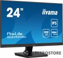 IIYAMA Monitor 23.8 cala ProLite XU2493HSU-B6 IPS.HDMI.DP.2x2W.USBx2.FHD.SLIM.100Hz