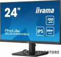 IIYAMA Monitor 23.8 cala XU2492HSU-B6 IPS,FHD,HDMI,DP,100Hz,4xUSB3.2,SLIM,2x2W