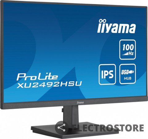 IIYAMA Monitor 23.8 cala XU2492HSU-B6 IPS,FHD,HDMI,DP,100Hz,4xUSB3.2,SLIM,2x2W IIYAMA Monitor 23.8 cala XU2492HSU-B6 IPS,FHD,HDMI,DP,100Hz,4xUSB3.2,SLIM,2x2W