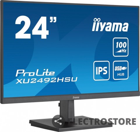IIYAMA Monitor 23.8 cala XU2492HSU-B6 IPS,FHD,HDMI,DP,100Hz,4xUSB3.2,SLIM,2x2W IIYAMA Monitor 23.8 cala XU2492HSU-B6 IPS,FHD,HDMI,DP,100Hz,4xUSB3.2,SLIM,2x2W