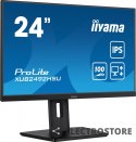 IIYAMA Monitor 23.8 cala XUB2492HSU-B6 IPS,HDMI,DP,100Hz,PIVOT,USB,HAS/150mm