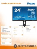 IIYAMA Monitor 23.8 cala XUB2493HSU-B6 IPS.HDMI.DP.2x2W.USBx2.SLIM.HAS(150mm)