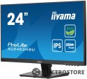 IIYAMA Monitor 24 cale XU2463HSU-B1 IPS,100HZ,ECO,3ms,SLIM,HDMI,DP,2x USB3.2 ,TCO,EPEAT