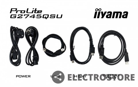 IIYAMA Monitor 27 cali G-Master G2745QSU-B1 IPS, QHD, 100Hz, 1ms, 2xUSB, 2x2W, FreeSync IIYAMA Monitor 27 cali G-Master G2745QSU-B1 IPS, QHD, 100Hz, 1ms, 2xUSB, 2x2W, FreeSync
