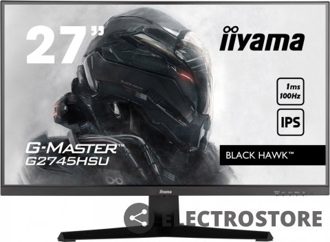 IIYAMA Monitor 27 cali G-Master GB2745HSU-B1 IPS,FHD,100Hz,1ms,2xUSB,HDMI,DP,2x2W, FreeSync,HAS(150mm) IIYAMA Monitor 27 cali G-Master GB2745HSU-B1 IPS,FHD,100Hz,1ms,2xUSB,HDMI,DP,2x2W, FreeSync,HAS(150mm)