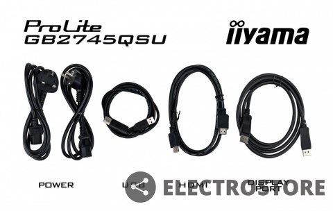 IIYAMA Monitor 27 cali G-Master GB2745QSU-B1 IPS,QHD,100Hz,1ms,2xUSB,2x2W,FreeSync, HAS(150mm) IIYAMA Monitor 27 cali G-Master GB2745QSU-B1 IPS,QHD,100Hz,1ms,2xUSB,2x2W,FreeSync, HAS(150mm)