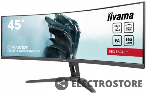 IIYAMA Monitor 45 cali G-Master GCB4580DQSN-B1, VA,DQHD,165HZ,USB-C-DOCK,RJ45,32:9, 1500R,450cd/m2,3000:1,0.8ms,3xUSB,2xHDMI,1xDP,2x3W IIYAMA Monitor 45 cali G-Master GCB4580DQSN-B1, VA,DQHD,165HZ,USB-C-DOCK,RJ45,32:9, 1500R,450cd/m2,3000:1,0.8ms,3xUSB,2xHDMI,1xDP,2x3W