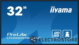 IIYAMA Monitor wielkoformatowy 31.5 cala LH3260HS-B1AG matowy 24h/7 500(cd/m2) VA 1920 x 1080 FHD Android.11 Wifi CMS(iiSignage2)