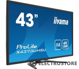 IIYAMA Monitor wielkoformatowy 43 cale X4373UHSU-B1 4K, VA, 2xHDMI, DP, mDP, 3ms, 2x7W, USBx4