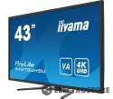 IIYAMA Monitor wielkoformatowy 43 cale X4373UHSU-B1 4K, VA, 2xHDMI, DP, mDP, 3ms, 2x7W, USBx4