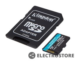 Kingston Karta microSD 256GB Canvas Go Plus 170/90MB/s