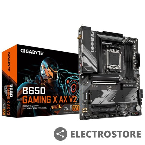 Gigabyte Płyta główna B650 GAMING X AX V2 AM5 4DDR5 HDMI/DP M.2 ATX