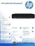 HP Inc. Komputer stacjonarny Pro Mini 260 G9 i3-1315U 512GB/8GB/W11P 936J2EA