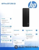 HP Inc. Komputer stacjonarny Pro SFF 290 G9 i3-13100 256GB/16GB/DVDR/W11P 935Z9EA