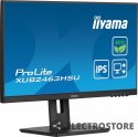 IIYAMA Monitor 23.8 cala ProLite XUB2463HSU-B1 IPS,100HZ,ECO,3ms,SLIM,HDMI,DP,2x USB3.22x2W,HAS(150mm),TCO,EPEAT