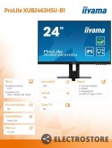 IIYAMA Monitor 23.8 cala ProLite XUB2463HSU-B1 IPS,100HZ,ECO,3ms,SLIM,HDMI,DP,2x USB3.22x2W,HAS(150mm),TCO,EPEAT