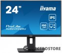 IIYAMA Monitor 23.8 cala ProLite XUB2492QSU-B1 IPS,QHD,USB-C,100Hz,3xUSB(3.2),HDMI,DP 300cd/m2,FreeSync,2x2W,HAS(150mm),PIVOT