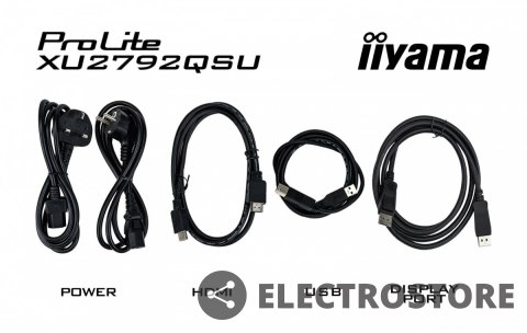 IIYAMA Monitor 27 cali ProLite XU2792QSU-B6 IPS,QHD,100Hz,HDMI,DP,4xUSB3.2,SLIM IIYAMA Monitor 27 cali ProLite XU2792QSU-B6 IPS,QHD,100Hz,HDMI,DP,4xUSB3.2,SLIM