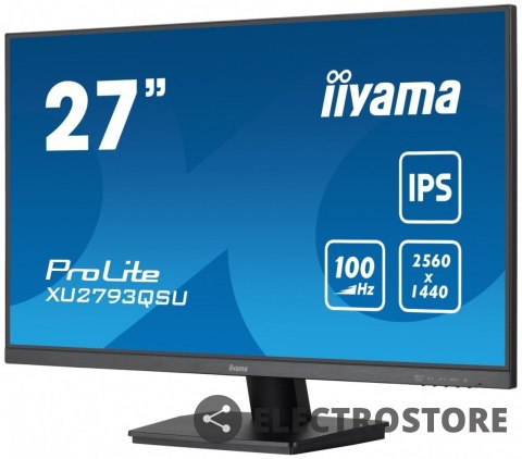 IIYAMA Monitor 27 cali ProLite XU2793QSU-B6 IPS,QHD,100Hz,HDMI,DP,2x2W,2xUSB(3.2), FreeSync IIYAMA Monitor 27 cali ProLite XU2793QSU-B6 IPS,QHD,100Hz,HDMI,DP,2x2W,2xUSB(3.2), FreeSync