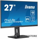 IIYAMA Monitor 27 cali ProLite XUB2793QSU-B6 IPS,QHD,HAS(150mm),100Hz,HDMI,DP,2x2W 2xUSB(3.2),FreeSync