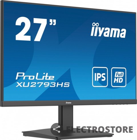 IIYAMA Monitor 27 cali XU2793HS-B6 IPS,HDMI,DP,ACR,2x2W IIYAMA Monitor 27 cali XU2793HS-B6 IPS,HDMI,DP,ACR,2x2W
