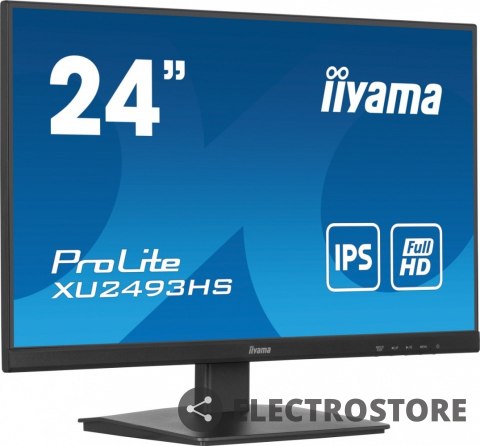 IIYAMA Monitor ProLite 23.8 cala XU2493HS-B6 IPS,HDMI,DP,2x2W,ACR IIYAMA Monitor ProLite 23.8 cala XU2493HS-B6 IPS,HDMI,DP,2x2W,ACR