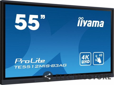 IIYAMA Monitor interaktywny 55 cali TE5512MIS-B3AG INFRARED,40pkt,IPS,4K,7H,WiFi,VGA,HDMI, USB-c,Wifi,Bluetooth,metal,8ms IIYAMA Monitor interaktywny 55 cali TE5512MIS-B3AG INFRARED,40pkt,IPS,4K,7H,WiFi,VGA,HDMI, USB-c,Wifi,Bluetooth,metal,8ms