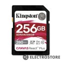 Kingston Karta pamięci SD 256GB React Plus 280/150/MB/s U3 V60