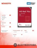 Western Digital Dysk twardy Red Plus 8TB 3,5 cala CMR 256MB/5640RPM Class