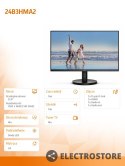 AOC Monitor 23.8 cali 24B3HMA2 VA 100Hz HDMI Głośniki