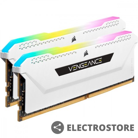 Corsair Pamięć DDR4 Vengeance RGB PRO SL 16GB/3200(2*8GB) biały