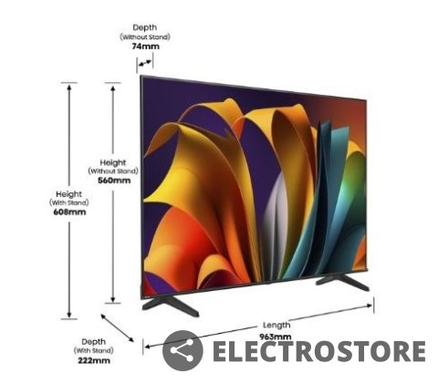 Hisense Telewizor LED 43 cale 43A6N Hisense Telewizor LED 43 cale 43A6N