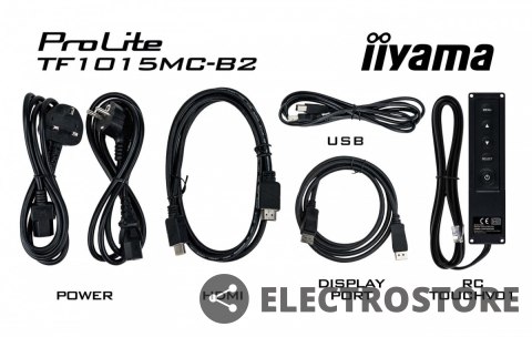 IIYAMA Monitor 10 cali TF1015MC-B3 POJ.10PKT, PIANKA, HDMI, DP IIYAMA Monitor 10 cali TF1015MC-B3 POJ.10PKT, PIANKA, HDMI, DP