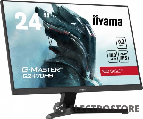 IIYAMA Monitor 24 cale G2470HS-B1 IPS,FHD, 180Hz IIYAMA Monitor 24 cale G2470HS-B1 IPS,FHD, 180Hz