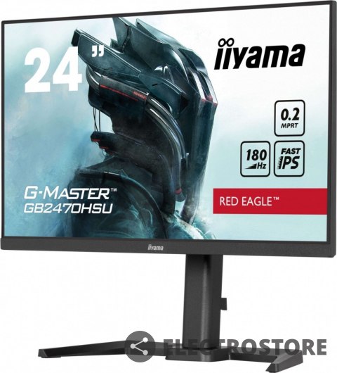 IIYAMA Monitor 24 cale GB2470HSU-B6 0.2ms,IPS,DP,HDMI,180Hz IIYAMA Monitor 24 cale GB2470HSU-B6 0.2ms,IPS,DP,HDMI,180Hz