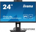 IIYAMA Monitor 24 cale XUB2490HSUH-B1 IPS,FHD,CAM,MIC,HDMI,DP,3xUSB(3.2), 100Hz,250cd,4ms,ADAPTIVE SYNC,FlickerFree,2x2W,WINDOWS HELLO