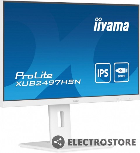 IIYAMA Monitor 24 cale XUB2497HSN-W1 IPS,USB-C Dock,HDMI,DP /5y/ IIYAMA Monitor 24 cale XUB2497HSN-W1 IPS,USB-C Dock,HDMI,DP /5y/