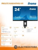 IIYAMA Monitor 24 cale XUB2497HSU-B1 IPS.HDMI.DP.2x2W.2xUSB(2.0).HAS(150mm). 250cd.1ms.100Hz /5y/